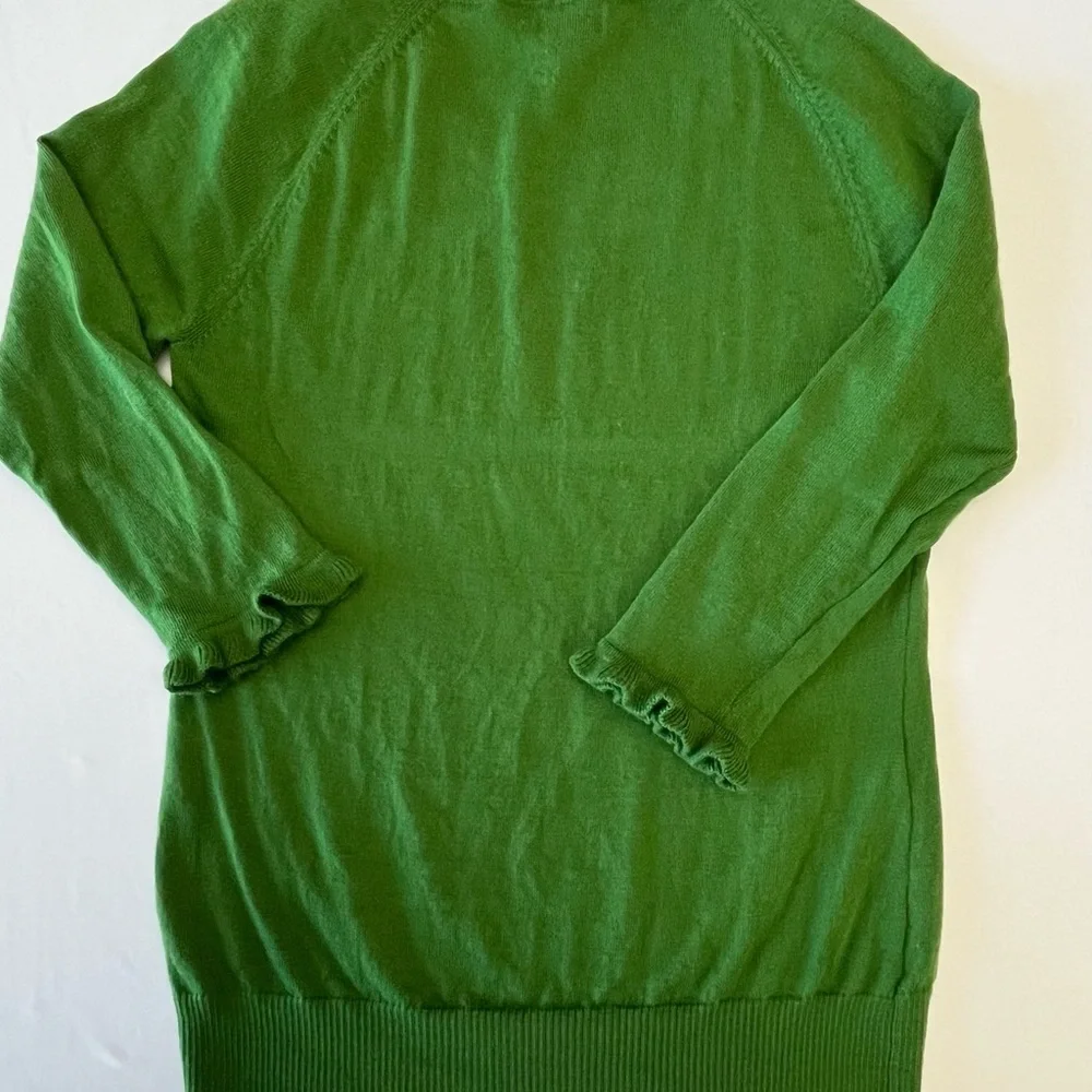 L.L. Bean Women's Vibrant Green Crew Neck Sweater